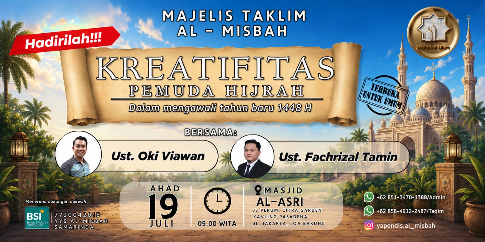Talk Show "Kreatifitas Pemuda Hijrah"